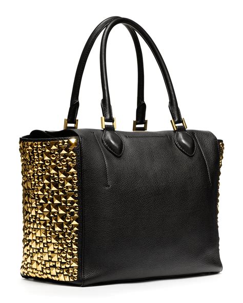 michael kors miranda studded tote|Michael Kors Large Miranda Studded Tote .